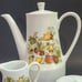 Creamer and Sugar Bowl Teapot Spice of Life Pattern