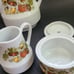 Creamer and Sugar Bowl Teapot Spice of Life Pattern