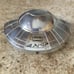 HTF Vintage Y2K Sounds & Lights Alien Spacecraft Fridge Magnet