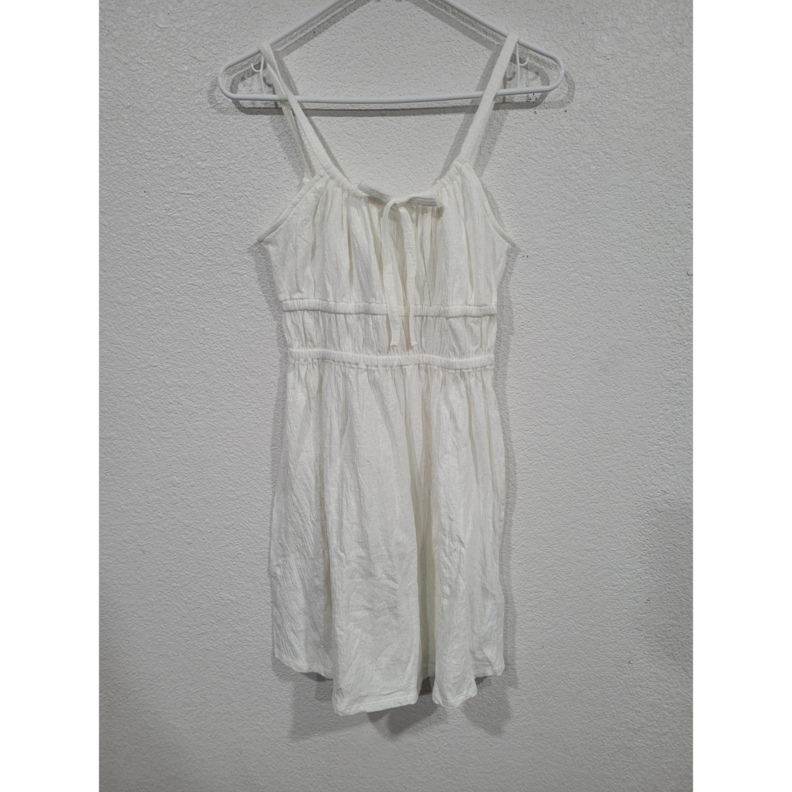 Billabong Women's White Dress size Large Sundress Cotton #15