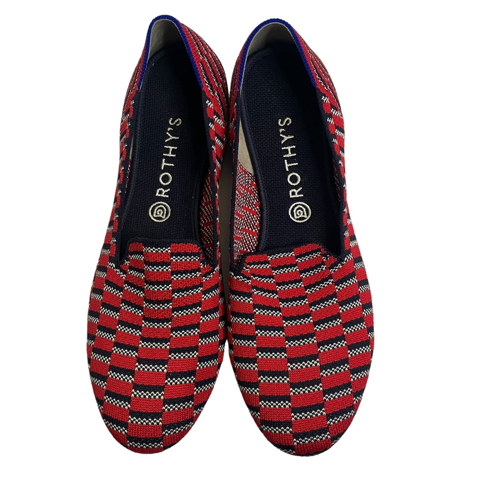 ROTHY'S The Loafer Cherry Red Mosaic (Retired Print) Women's Size 12
