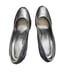 Tory Burch Womens Silver High Heels Leather Pumps Shoes Size 8.5