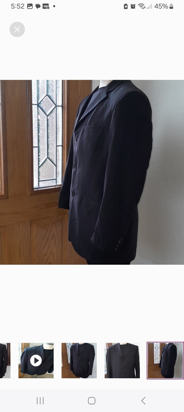 Men wool blazer