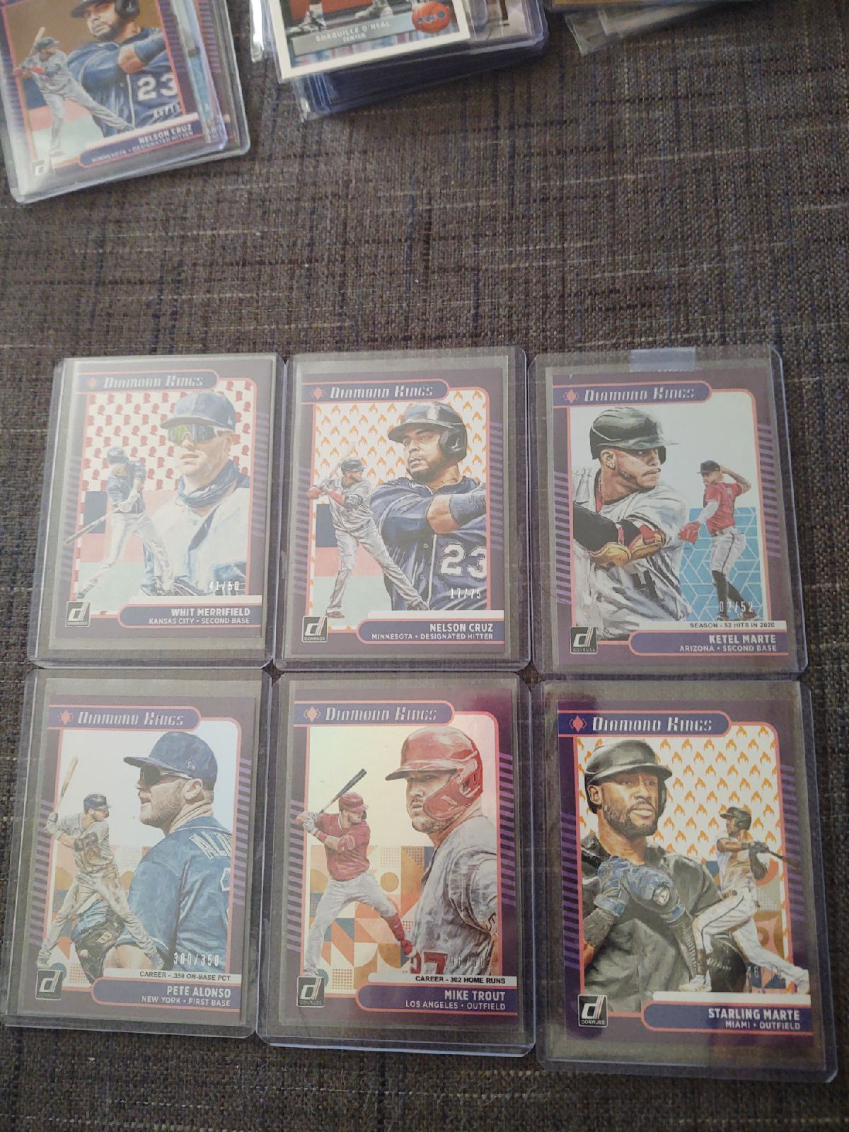 Donruss diamond Kings SSP Mike Trout