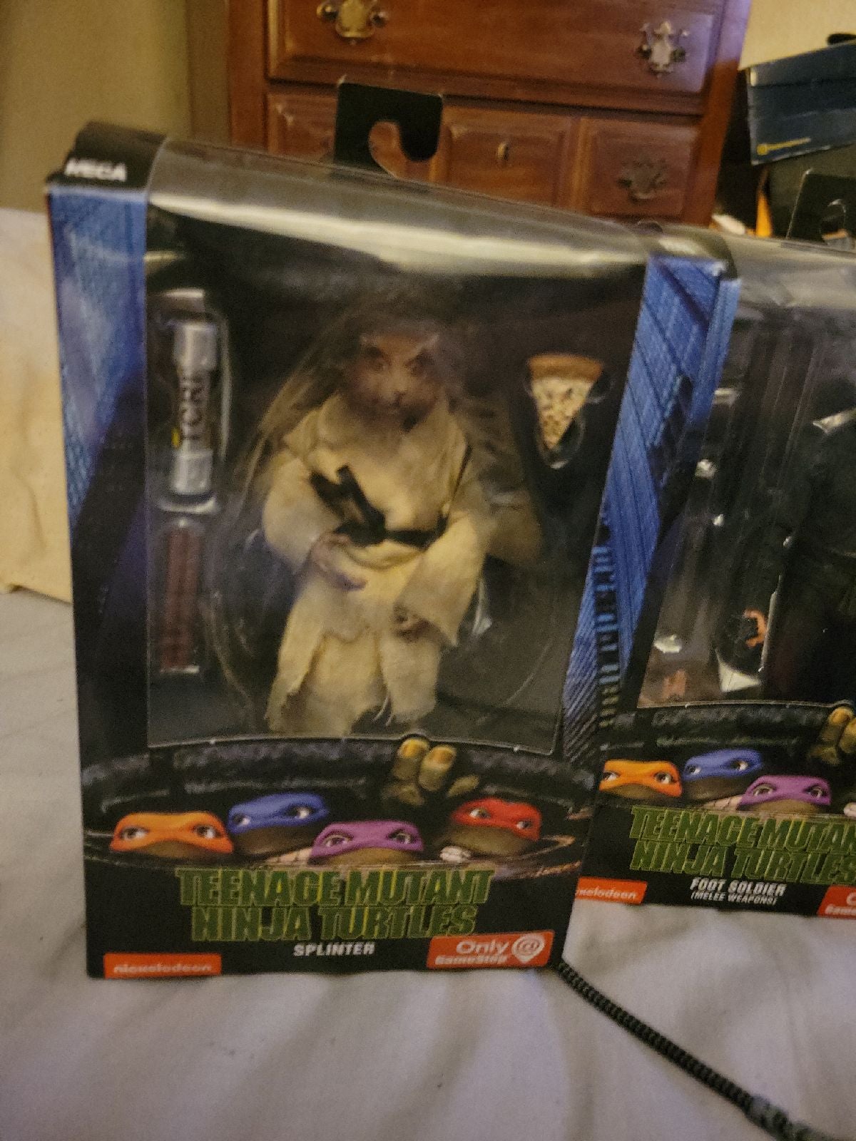 Teenage mutant ninja turtle movie action figures Shredder super shredderFoot sol