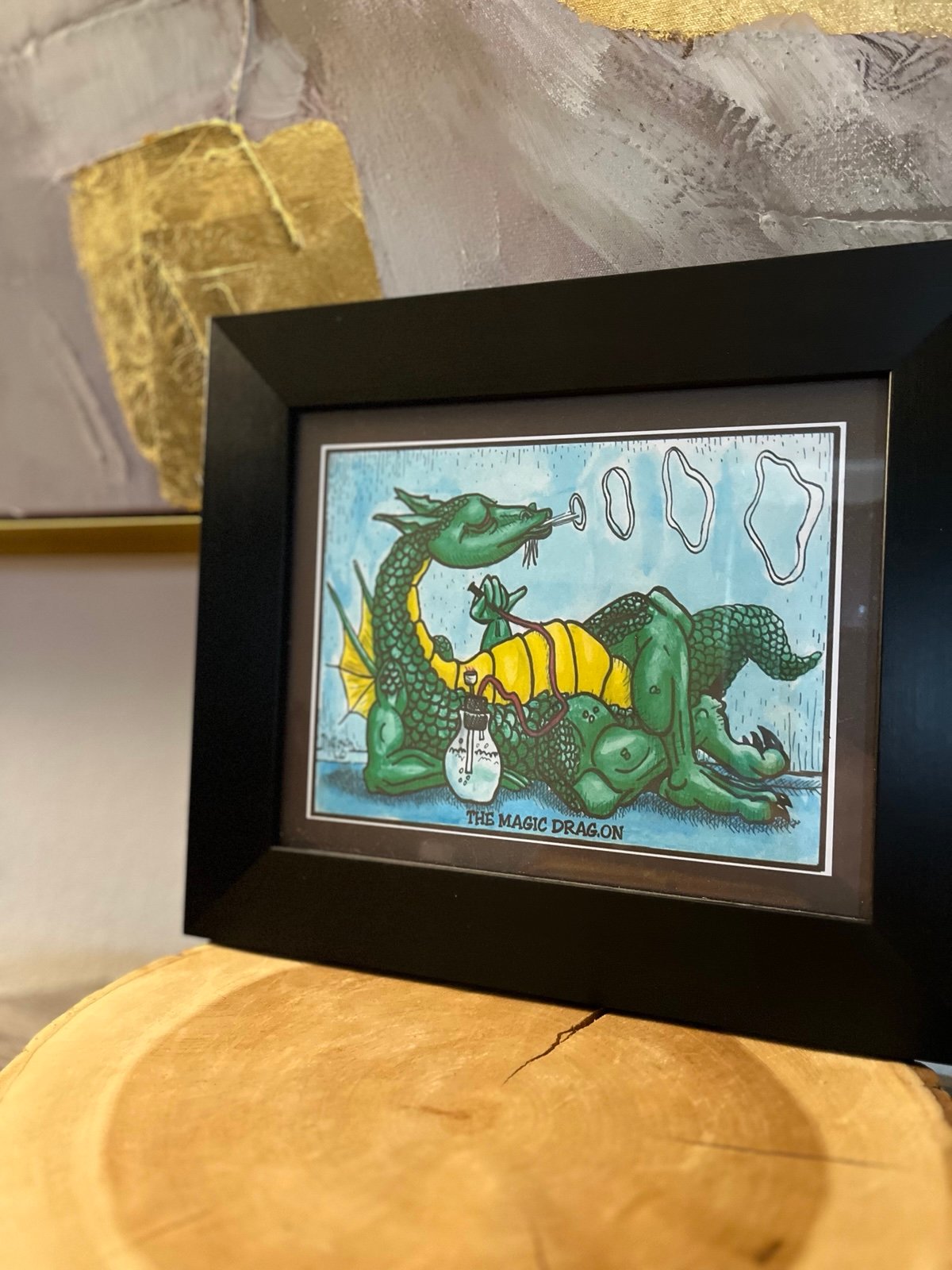 Framed “Magic Dragon” Art Print