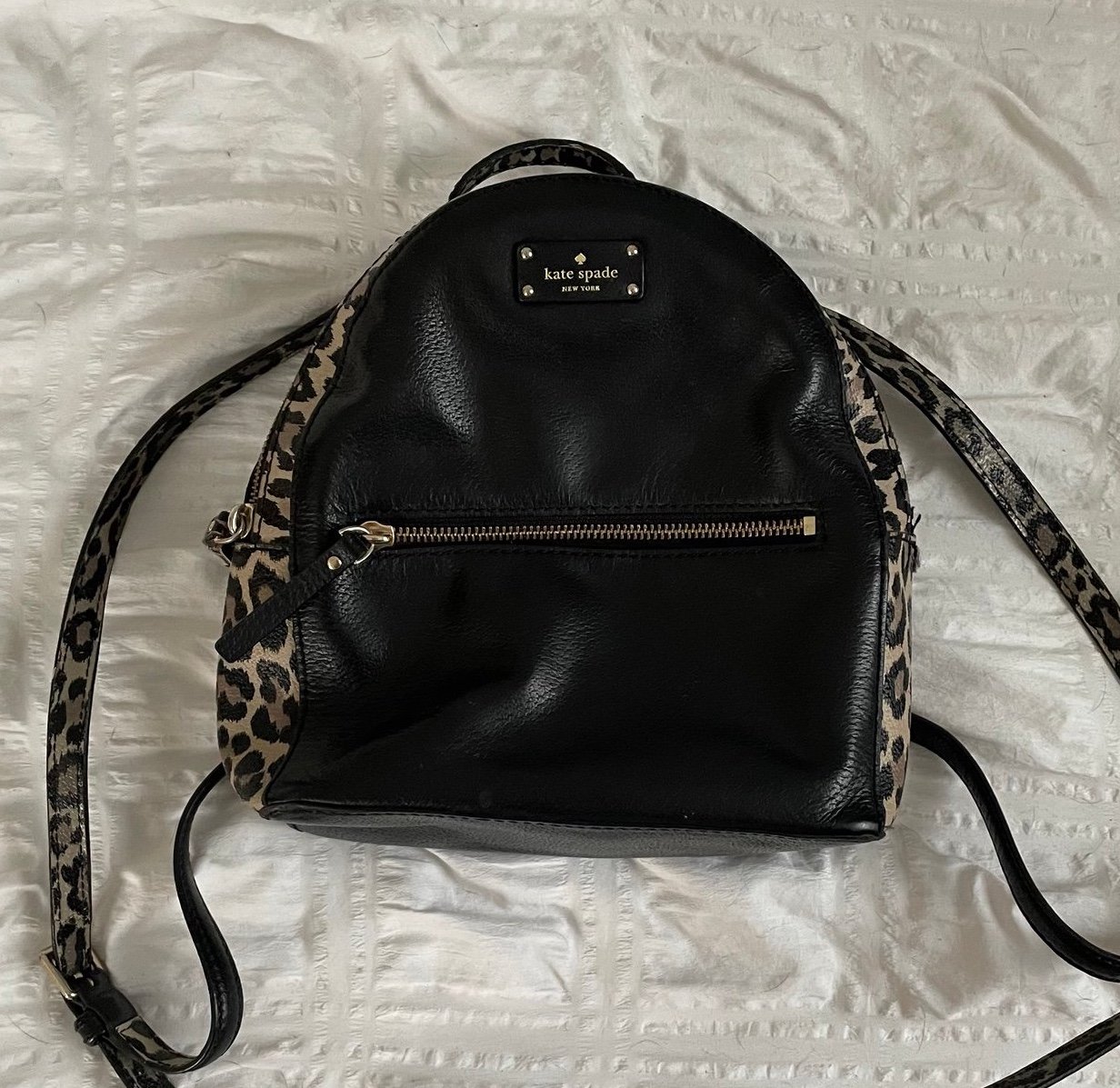 Kate Spade Leopard Print Sammi Backpack