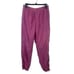 Vintage 90s Reebok Pink Barbie Windbreaker Jogger Pants 100% Nylon Size M
