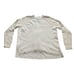 Madewell Ribbed Lyle Henley Sweater Wool Blend in Cream, Size M