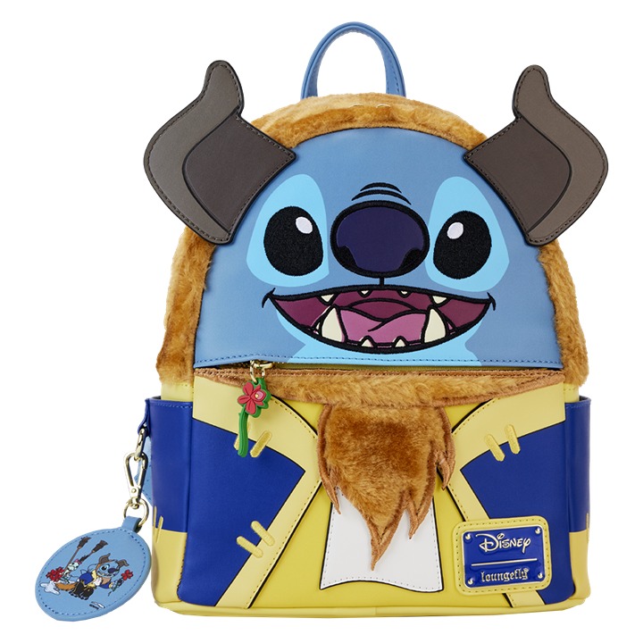 DISNEY Stitch in Beast Costume Exclusive Cosplay Mini Backpack.