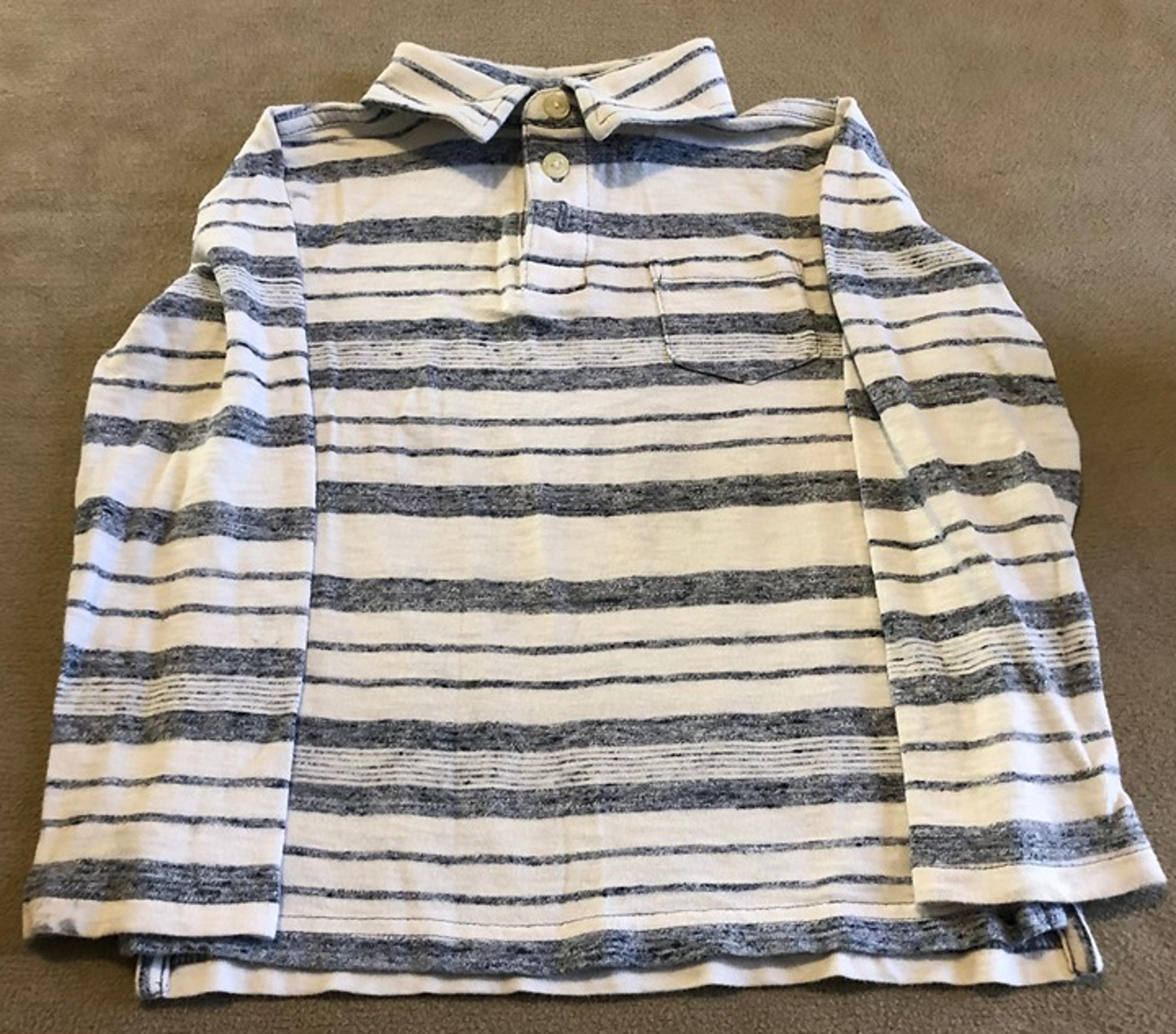 Crewcuts Boys Stripes Shirt Long Sleeves Size 3