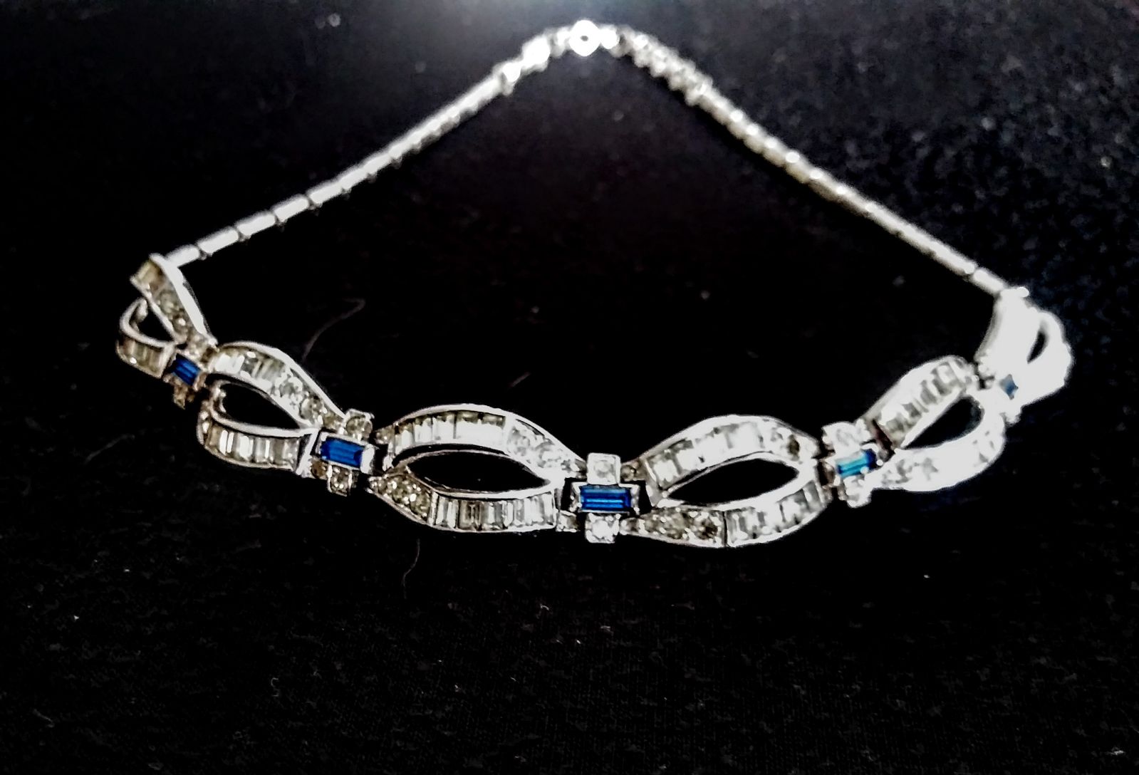 Price Cut Vintage Sapphire Necklace