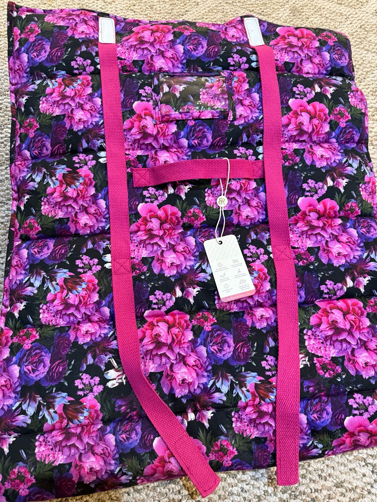 Bums and roses Midnight bloom sleeping bag