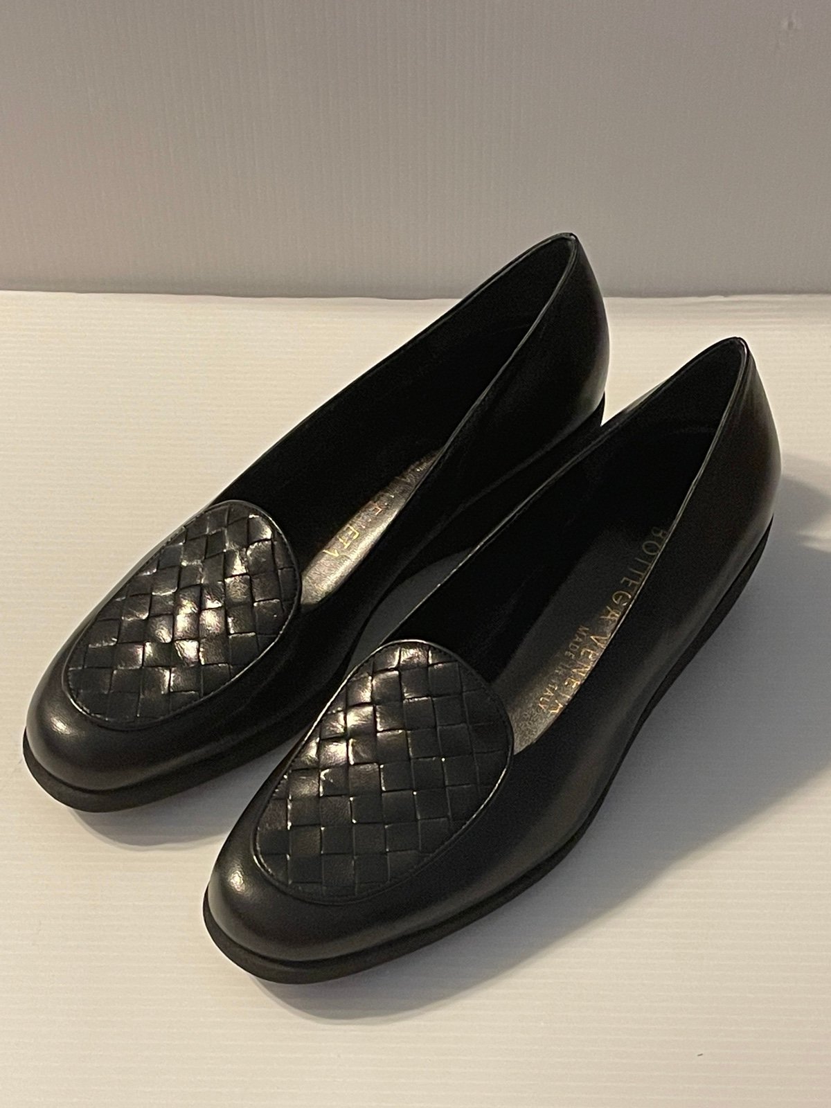 Bottega Veneta Women’s 5M Capretto Interecciato Woven Leather Loafer N2YS16