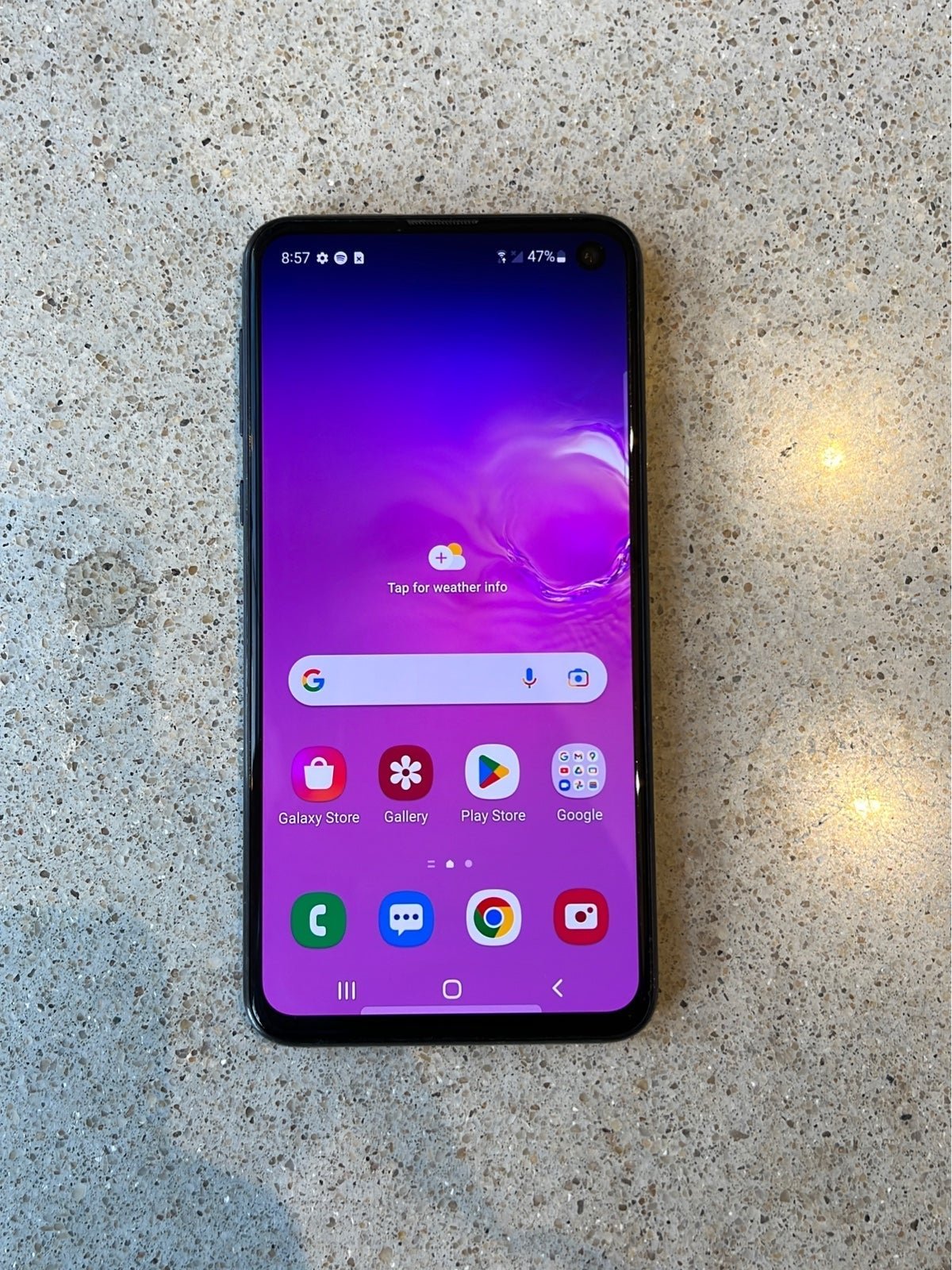 Samsung Galaxy S10e 128 GB in Prism Blue