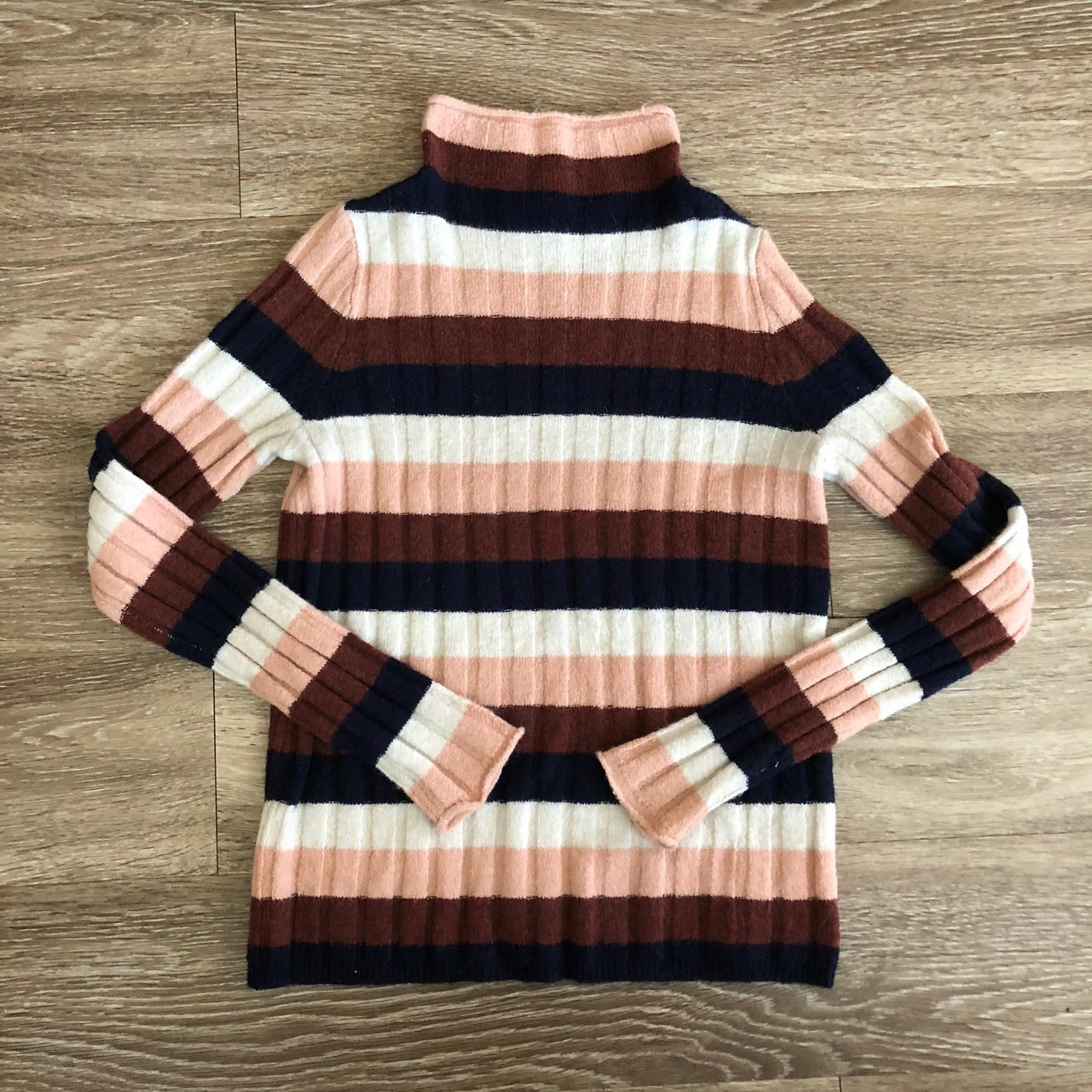MADEWELL • striped evercrest turtleneck