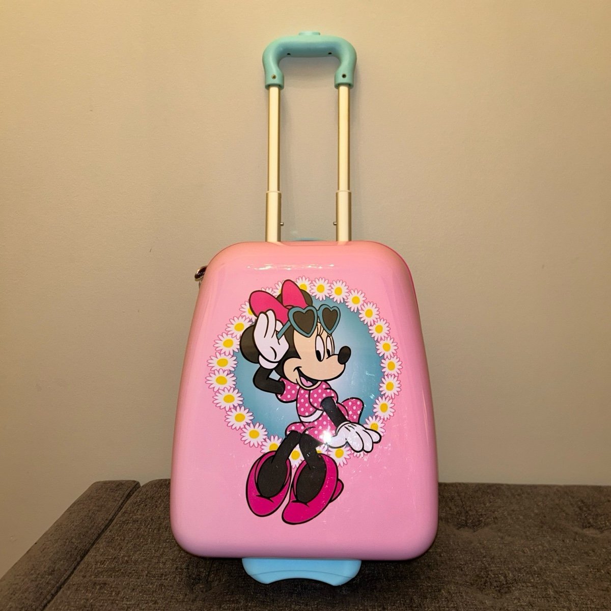 minnie suitcase disney store