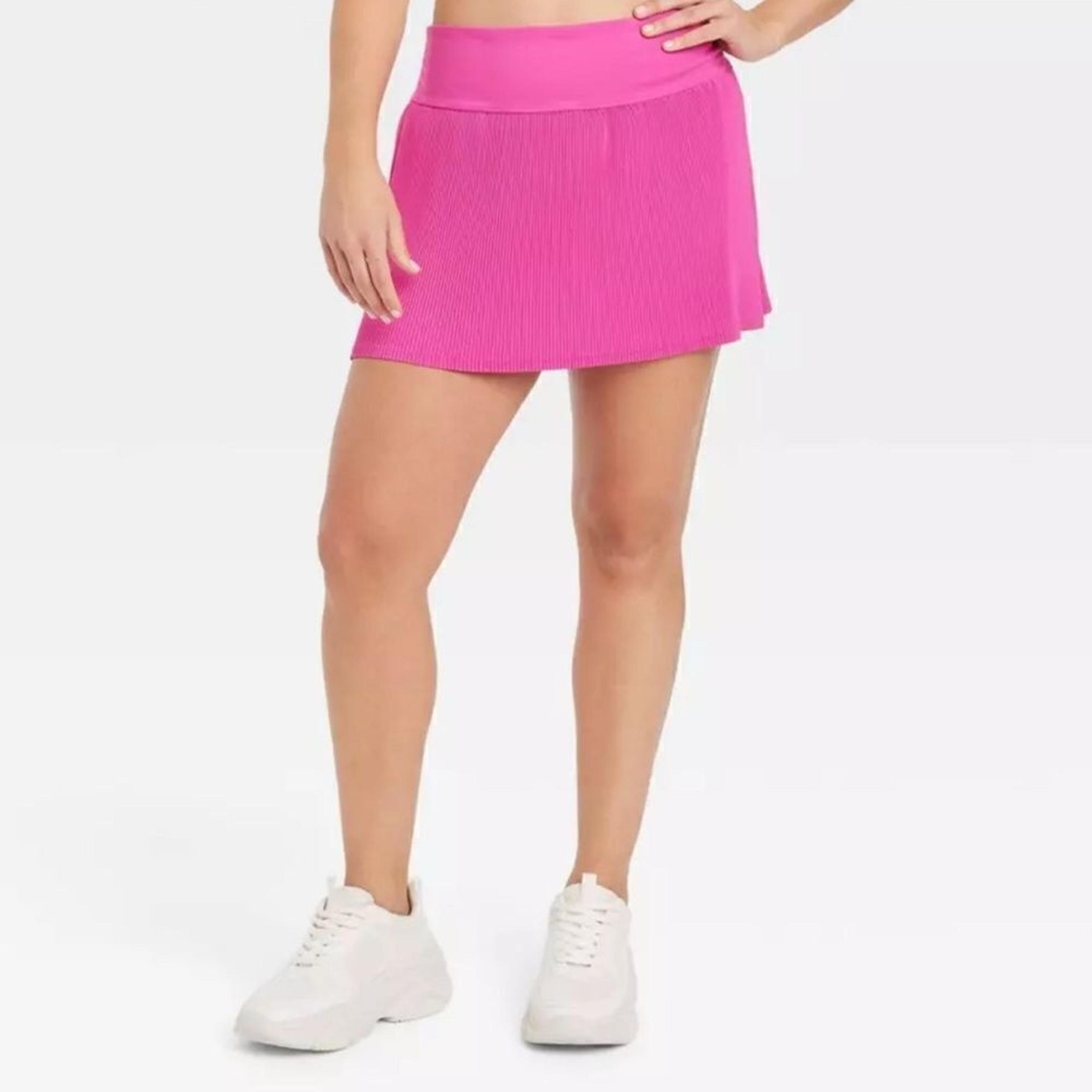 Women's Micro Pleated Skort Athletic Skort -  All in Motion Pink XL