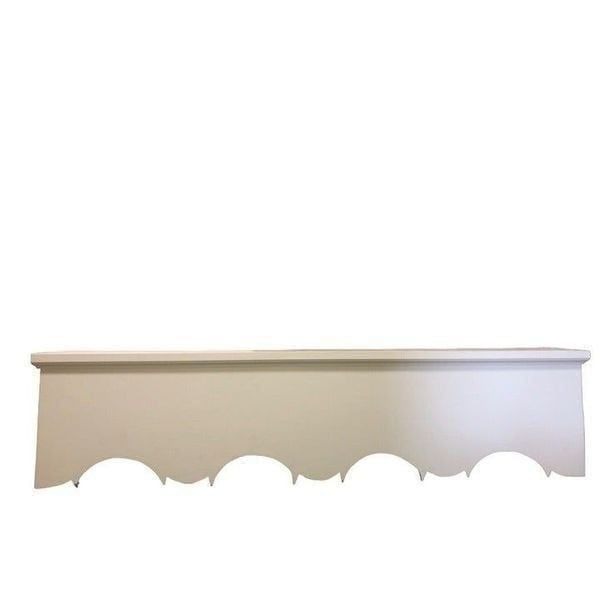 2 vintage handmade farm house cottage window cornices