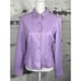 & Trousers Brand Leather Jacket Lilac Size 10 EUC