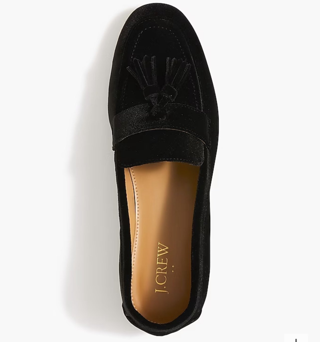 J crew velvet tassel loafers sz 7