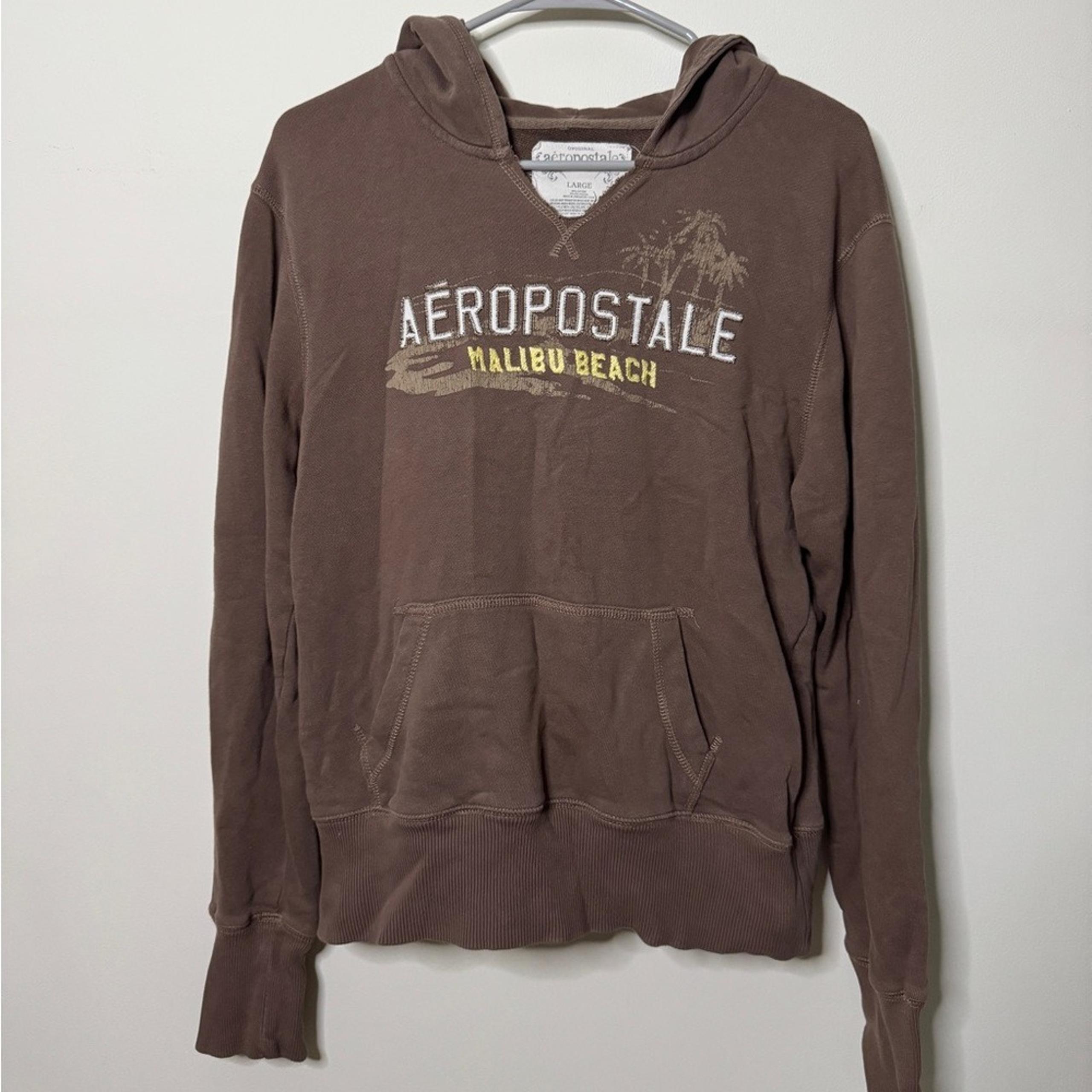 Women's Vintage Y2K Aeropostale Hoodie Sweatshirt Size L