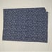 4 Williams Sonoma Blue White Ditsy Floral Cotton Placemats 14 x 20