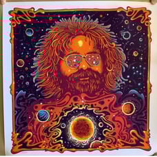 ⭐️Jerry Garcia Bicycle Day Limited Edition Print Helen Kennedy Zazzcorp 169/500