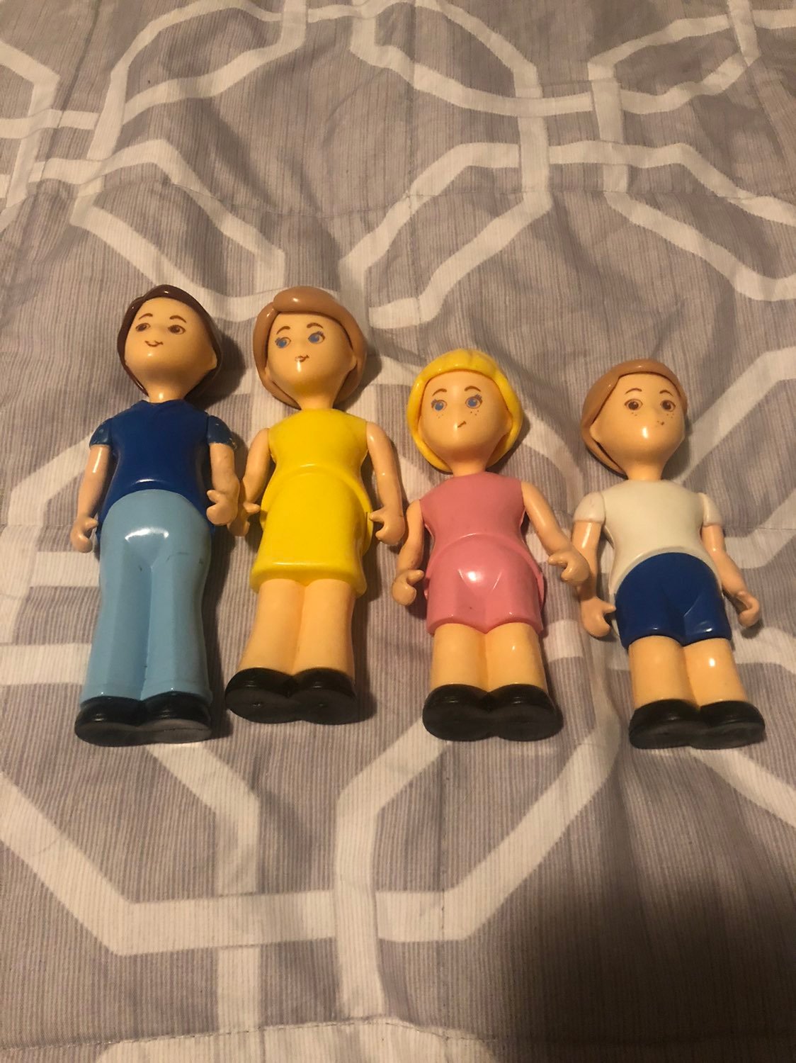 Vintage Little Tikes Dollhouse Family