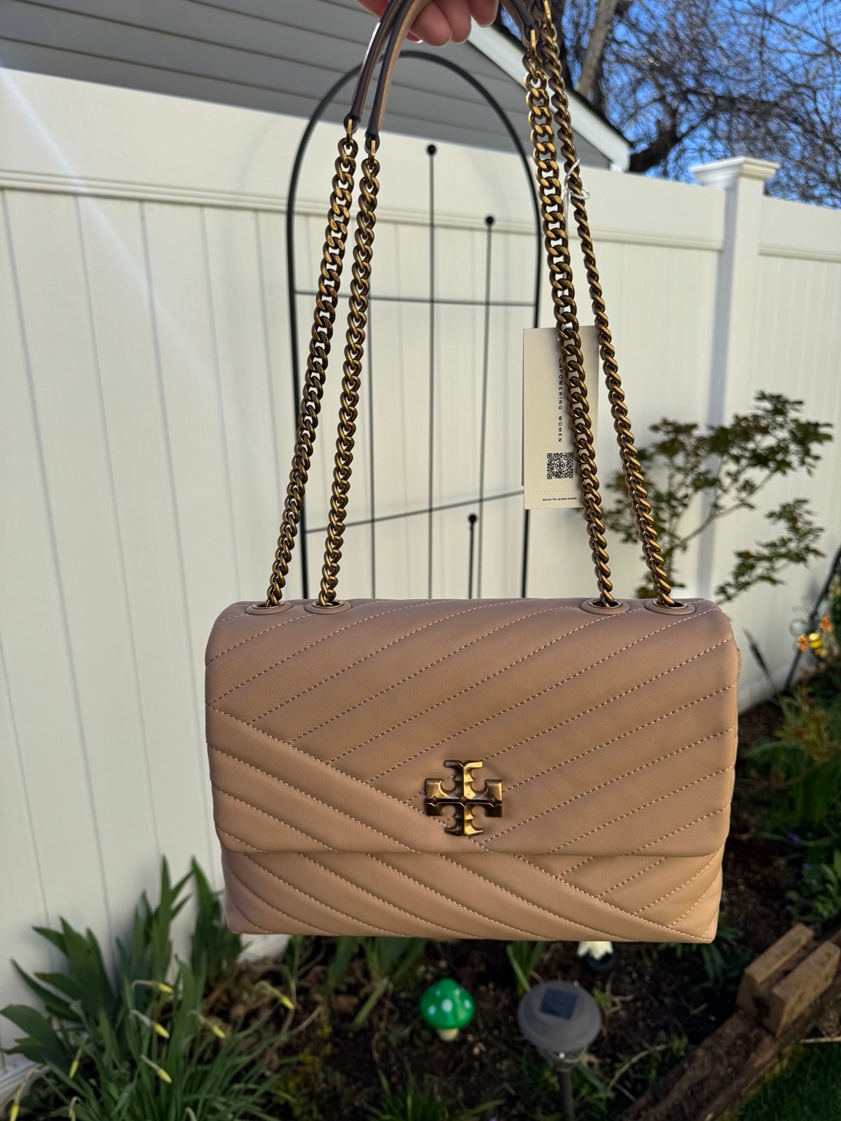 Tory Burch Kira Chevron Convertible Shoulder Bag 90446