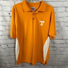 Red Oak Sportwear Men’s Vintage Polo Shirt University of Tennessee TN Orange M