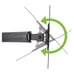 Spring Assisted, Swivel, Crafted Steel, Tv Mount Black 50 59 Inches-3qca0