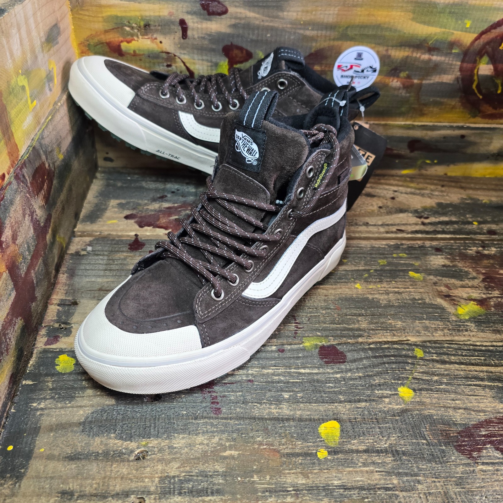 Vans Sk8 Hi MTE 2 Utility Pop Demitasse Brown Shoes women size 7.5