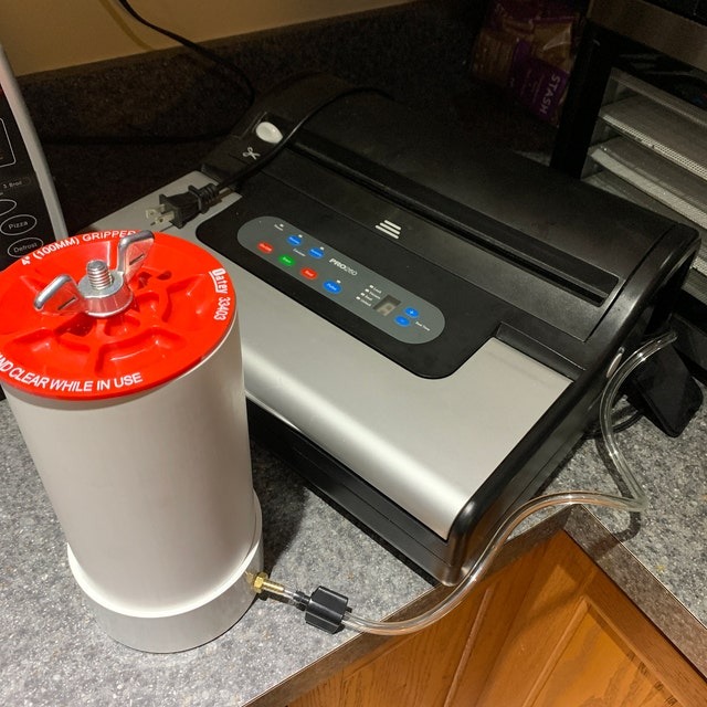 Quart Jar Sealed Vacuum Chamber.FC