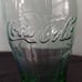 Coca Cola Coke Glassware Drinkware Stained Glass Blue Green Vintage
