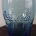 Coca Cola Coke Glassware Drinkware Stained Glass Blue Green Vintage