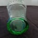 Coca Cola Coke Glassware Drinkware Stained Glass Blue Green Vintage