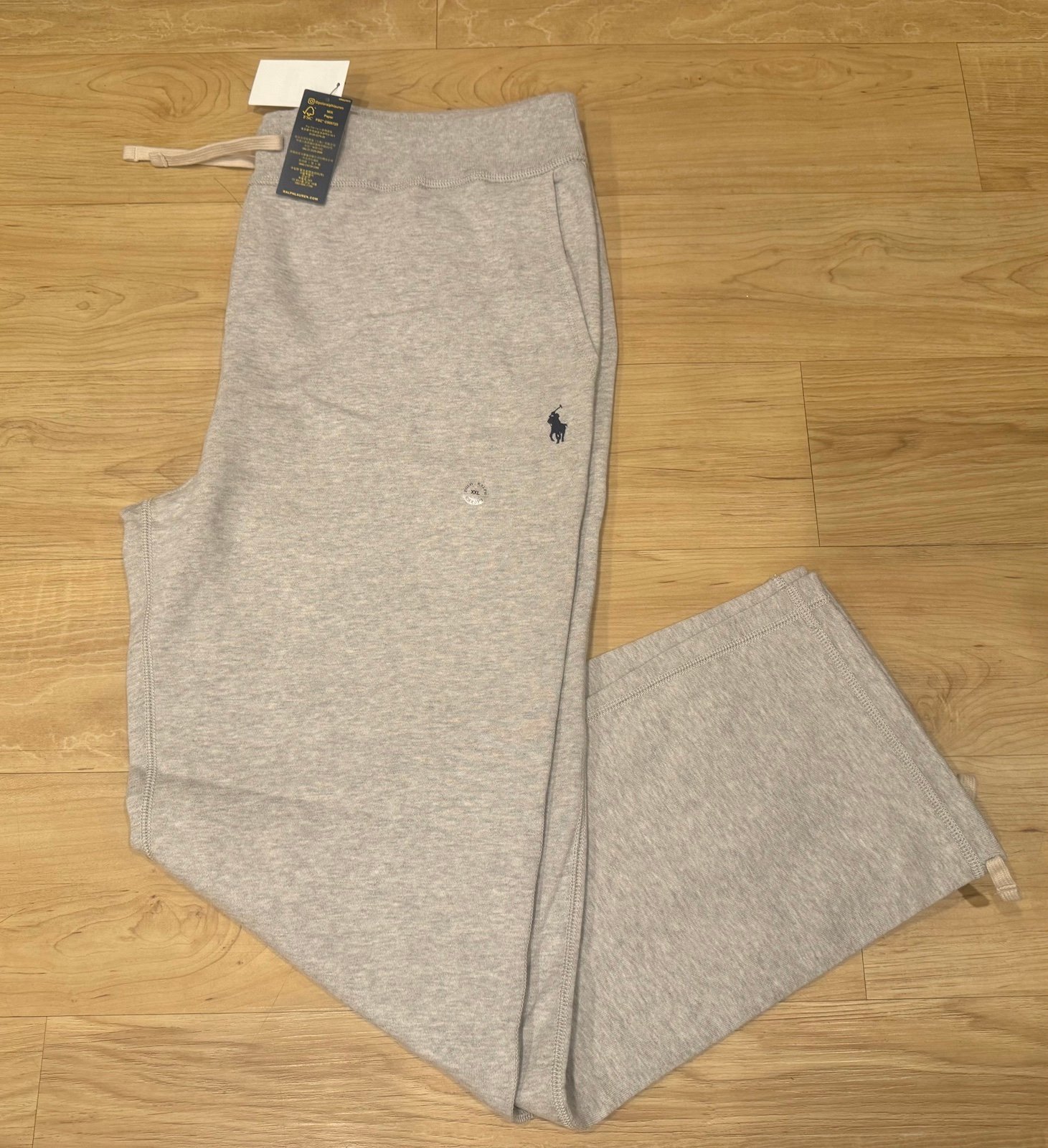 Polo Ralph Lauren Men’s The RL Fleece Signature Pony Sweatpants Joggers Gray XXL