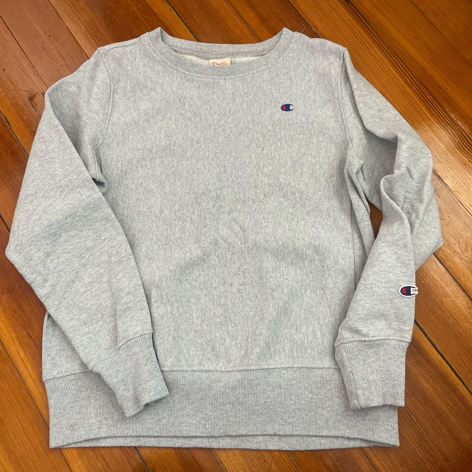 Reverse weave champion grey crewneck