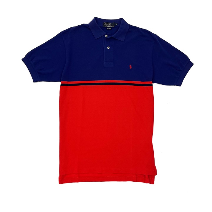 Polo Ralph Lauren New Vintage ColorBlock Short Sleeve Shirt DeadStock Mens S