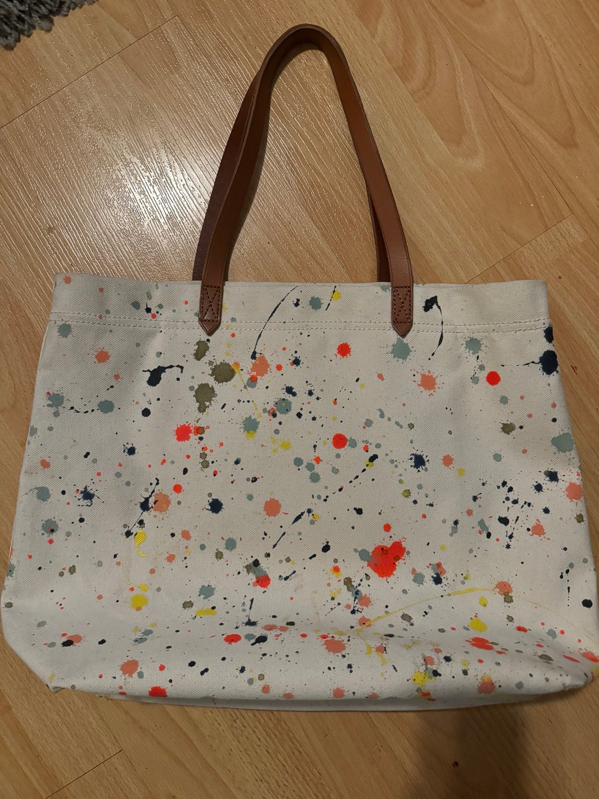 Madewell Canvas Tote: Splatter Edition