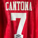 Eric Cantona Manchester United Retro Vintage New Men's Red Soccer Jersey - Small