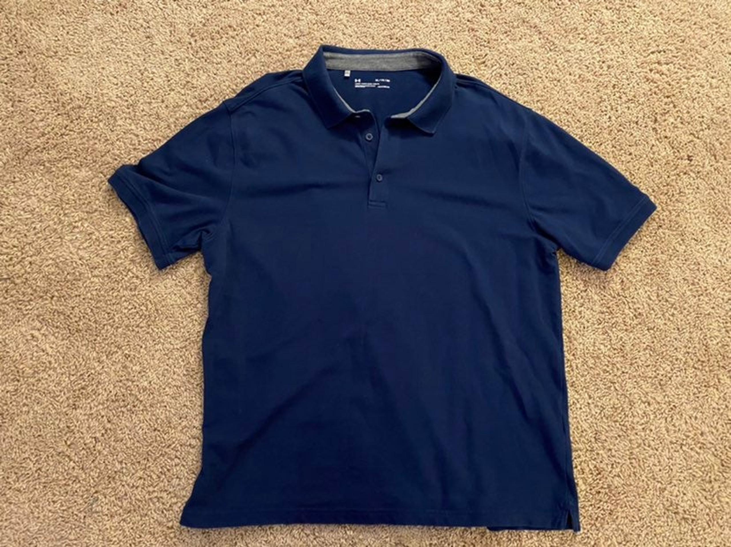 Mens Under Armour HeatGear Polo Shirt XL