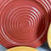 Home Trends Multi Colored Salad Plates 8 Stoneware Lot of 6