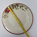 Longaberger Luncheon Plate x4 Natures Garland Poinsettia Holiday Pottery READ
