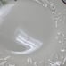 Longaberger Luncheon Plate x4 Natures Garland Poinsettia Holiday Pottery READ