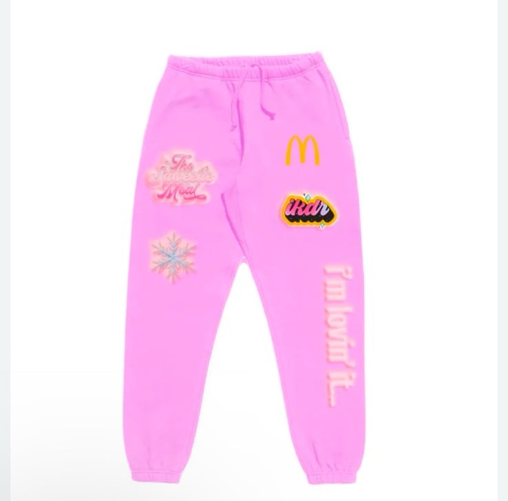 NEW Saweetie X McDonalds The Saweetie Meal I’m Lovin it Sweatpants size Small