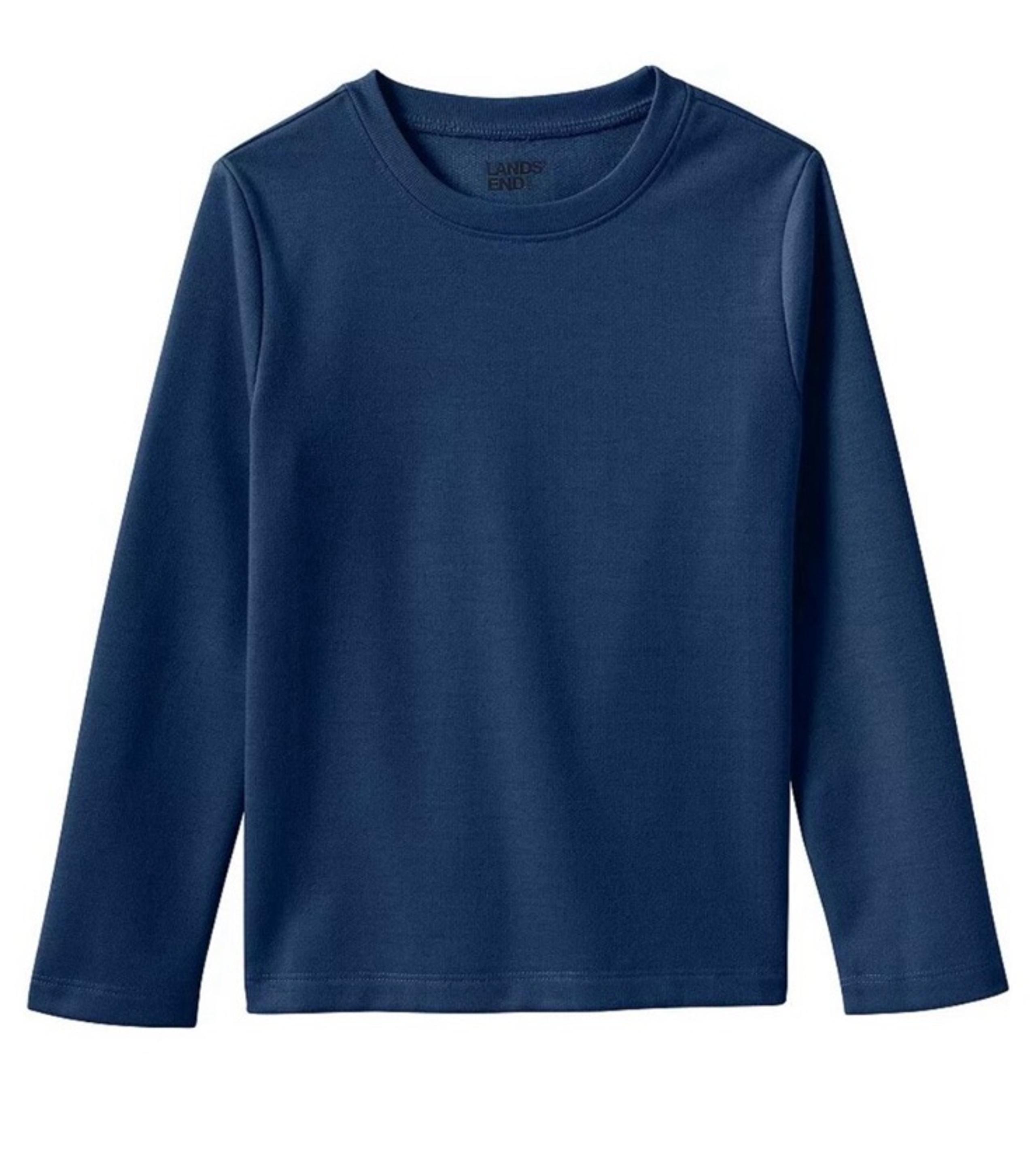 Lands End Kids Soft Jersey Sleep Top navy Sz. 8