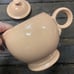 Fiesta Fiestaware Apricot Rose Pink Teapot Peach Salmon Light Pink