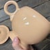Fiesta Fiestaware Apricot Rose Pink Teapot Peach Salmon Light Pink